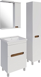 ASB-Mebel Мебель для ванной Вита 60 белая – фотография-2